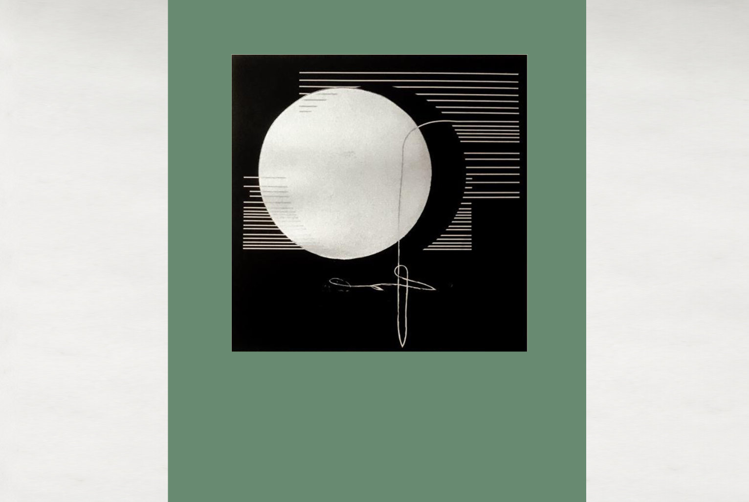 Tożsamość V, original linocut print by Renata Guzera